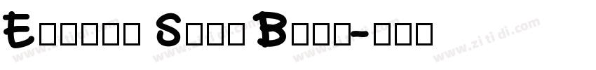 Emilio Semi Bold字体转换